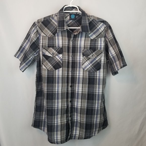 burnside Other - ♥️ 3/$25 Burnside Short Sleeve Plaid Top